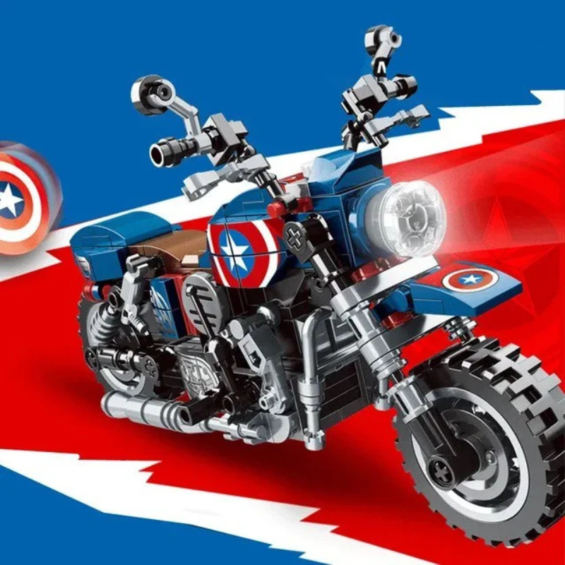 Moto Capitán América Vengadores - Marvel | 241Piezas