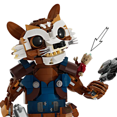 Rocket Raccoon | 566 Piezas