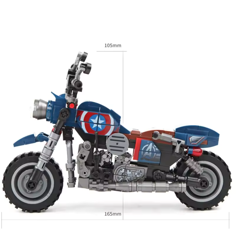 Moto Capitán América Vengadores - Marvel | 241Piezas