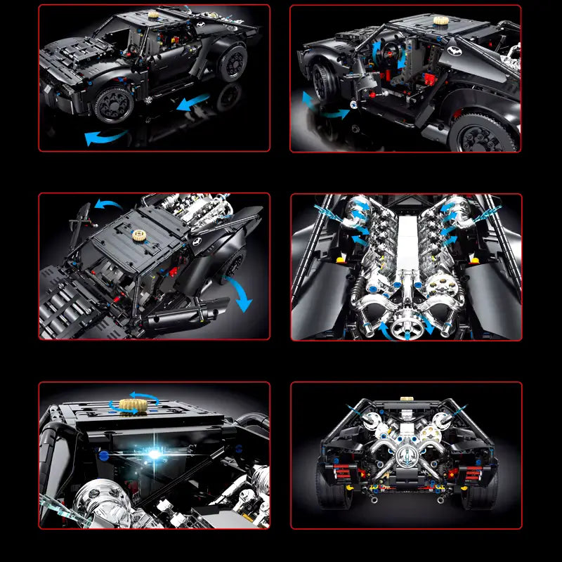 Batmóvil | 1828 Piezas