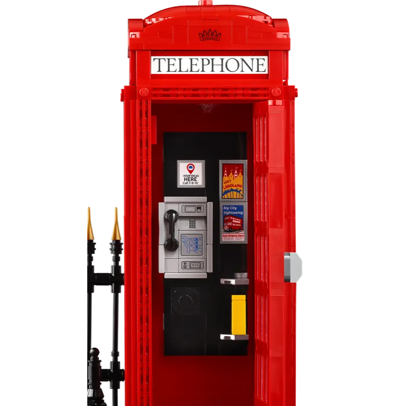 London Red Telephone | 1460Piezas