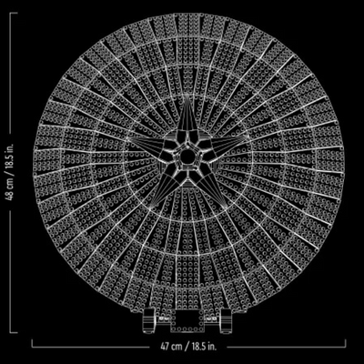 Escudo del Capitán América | 3128Piezas