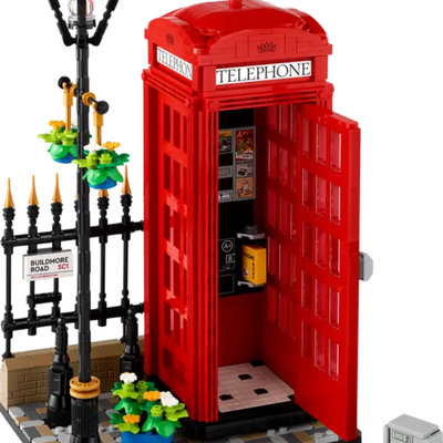London Red Telephone | 1460Piezas
